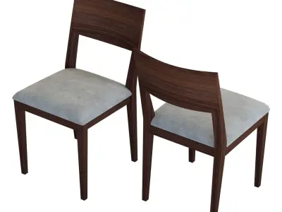 Crate and Barrel Thalia Dining Chair 3D model