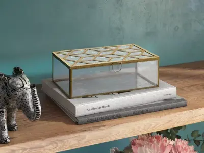 Garst Glass Decorative Box 3D model