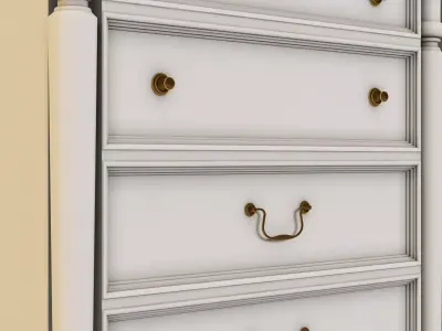Laura Ashley chest of drawers 2 3D model