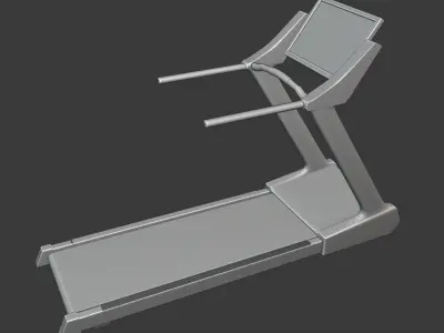 Runmaster 5000 Fitness Treadmill 3D model
