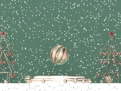 New Year 2022 3D model