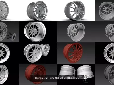 Hartge Car-Rims Collection 3D Model Pack