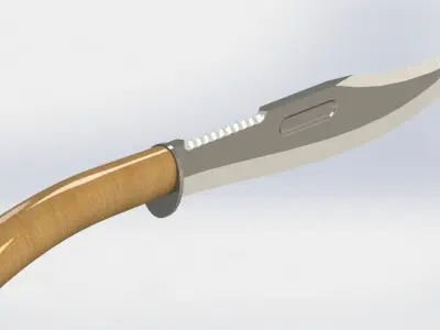 Knife Modelling 3D model