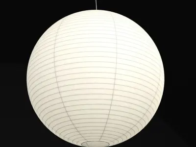 Hanging Paper Lampshade 3D model