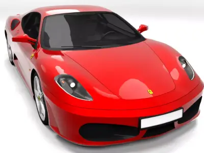 FERRARI F430 Low-poly 3D model