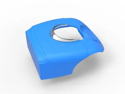 Shell of Vintage front engine dragster Version 4 Scale 1 to 25 3D print model