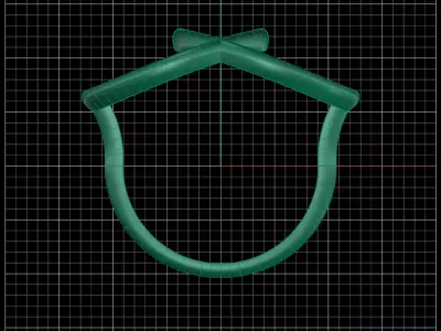 Minimal Abstract Ring 45 3D print model