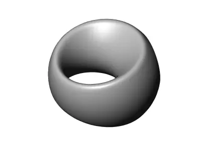 Open portal sphere ornament decor sculpture art decor 3D print model