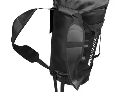 Waterproof gym bag 3D model