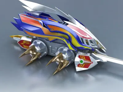 Battle racing 3DMODEL 3D model