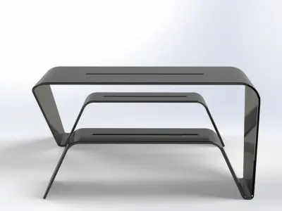 Futuristic Table Model 3D model