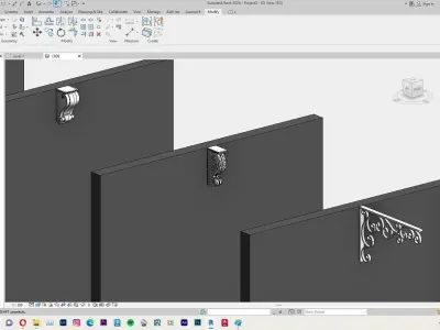 Classic Ornaments Revit Family 3D model