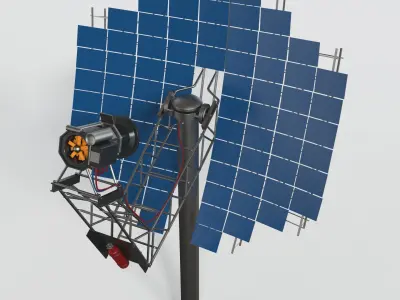 Solar Panel 3D model