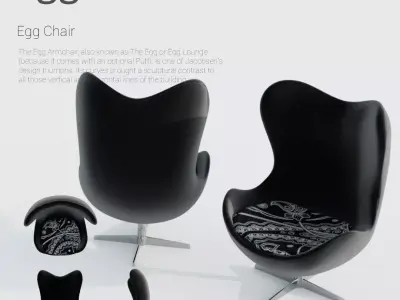 Egg Chair 3D model
