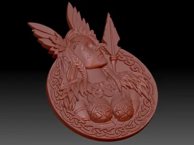 Warrior Woman 3D print model