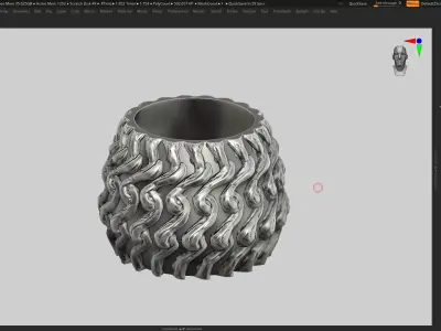 vase 3d print 462 3D print model