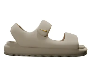 Nike Calm Sandals Low-poly 3D model