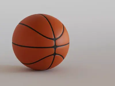 Basketball 3D model illustration model 3D model