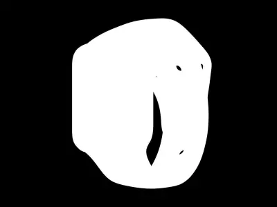 Apple Watch Sport Green 42mm Low-poly 3D model