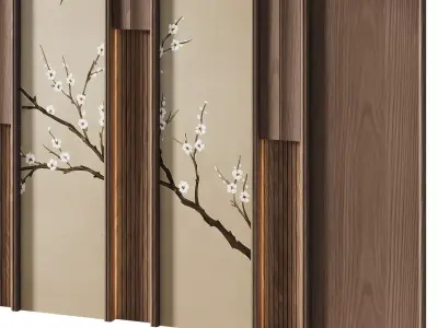 Decorative V72 Wall Panels 3D model
