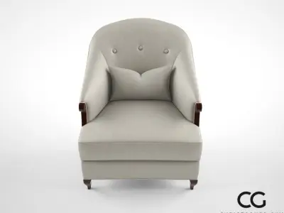 Christopher Guy Morzine armchair 3D model