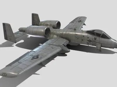 3D printed replica of the fearsome A-10 3D print model