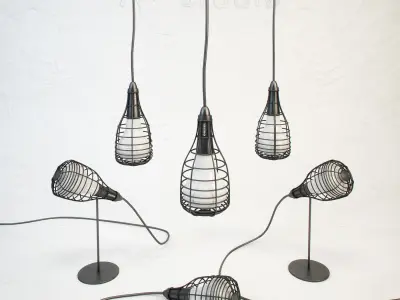 DIESEL Cage Mic light by Foscarini Free 3D model