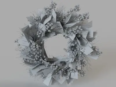 Custom Wreath Wayfair 3D model
