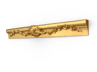 Classic decor ornament carved 31 3D model