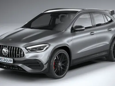 Mercedes-Benz GLA45 S AMG 2021 3D model