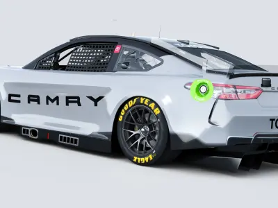 Toyota Camry Nascar Nextgen 2022 Template Update 3D model