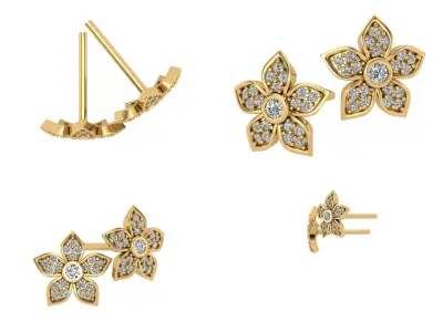 Earrings od96 3D print model