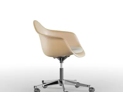 Brown PC Office Eames Chair 3D model