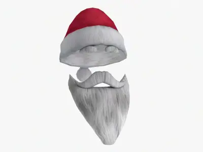 Santa Claus Decorations V2 Low-poly 3D model