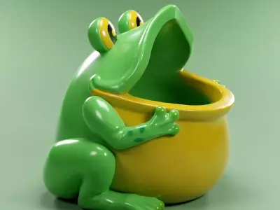 Frog Decor 3D print model