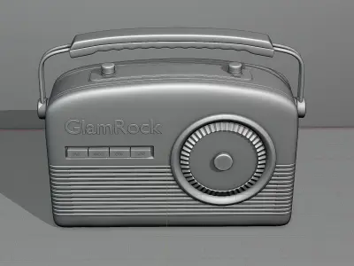 Exclusive retro Camry radio 3D model