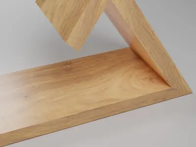 Wooden Holder book  3D model