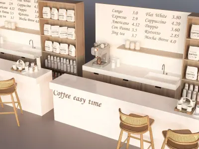 CAFE 1 Free 3D model
