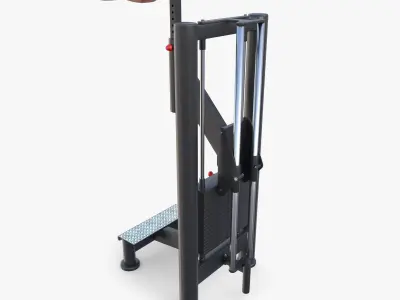 Standing calf machine 3D model