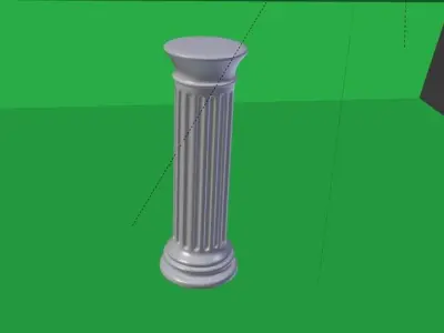 Column set 3D model Free 3D model