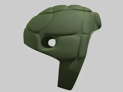 Rugby Scrum Cap Headgear  3D model