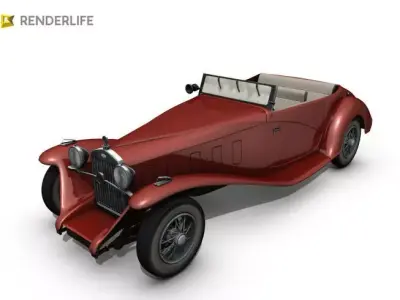 Car Roadster 2 3D model