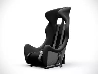 Racing Seat v3 Low-poly 3D model