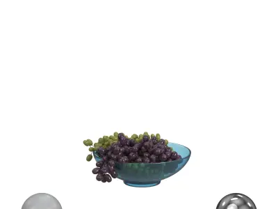 grapes decor 3D model