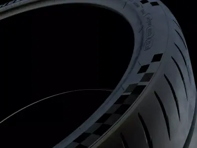 MICHELIN PILOT SPORT CUP2 tires  3D model