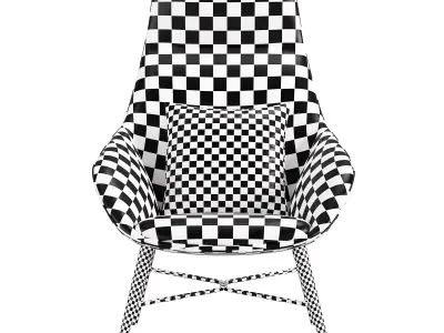 Sachet lounge Armchair by Davisfurniture 3D model