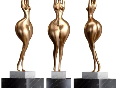 woman sculpture 3D model