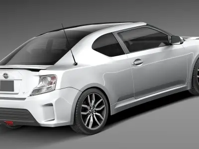 Scion tC 2014 3D model