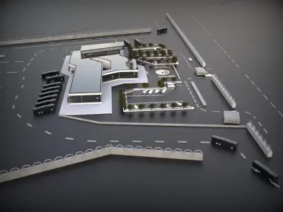 Luxury  Terminal 3D model