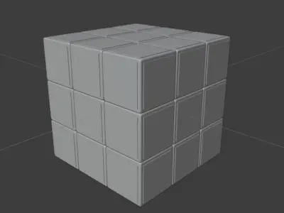 Rubiks Cube 3D model